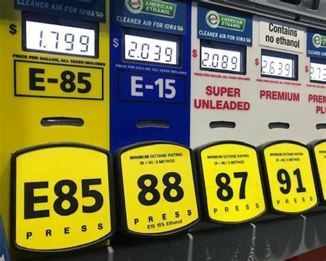 Also, now growing in sales across the US, are E15 and what are called "Mid-level blends" that include E30. . E 85 gas near me